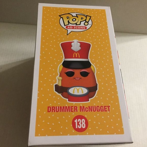 NEW 2021 Funkon McDonalds Ad Icons Drummer McNugget Exclusive Funko Figure #138 - Picture 6 of 8